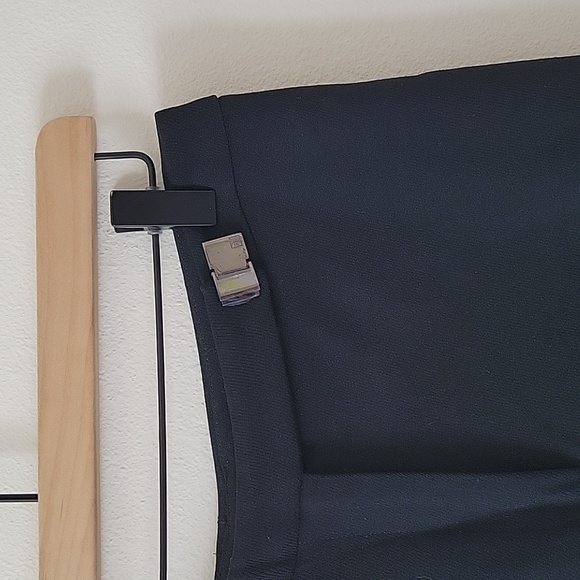 LRL Lauren Ralph Lauren Black Wool Straight Leg Trousers Size 6 - Picture 2 of 7